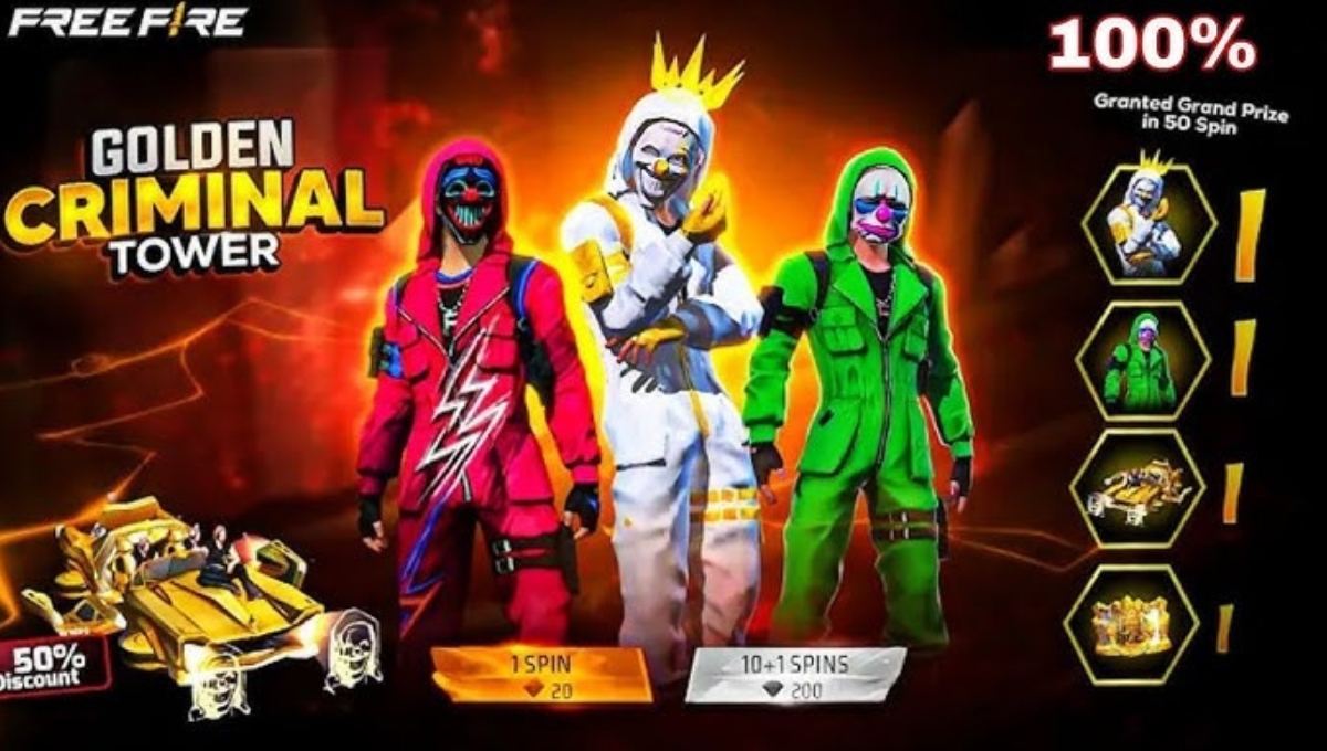 Free Fire में फिर लौटेगा गोल्डन क्रिमिनल बंडल: 2025 में फिर मचेगा तहलका