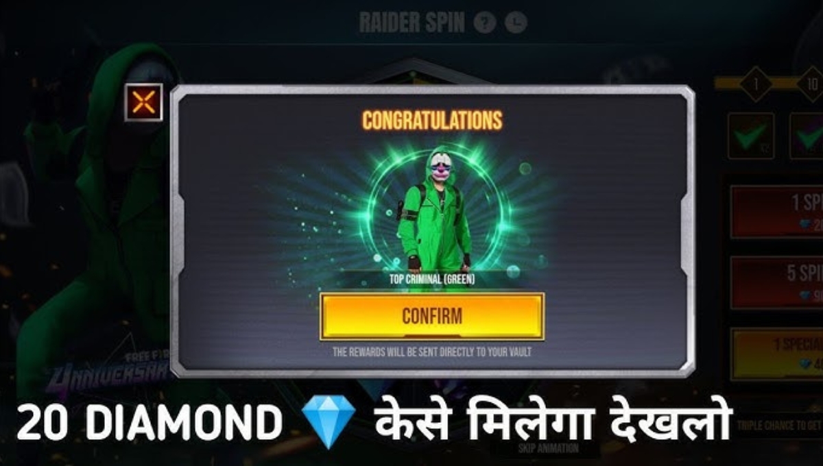 Green Criminal Bundle Free Fire 2025: Limited Event, Diamond Cost और Rewards का पूरा अपडेट 