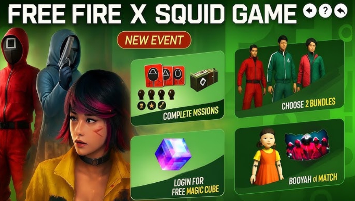 Free Fire Squid Game Event 2025: फिर शुरू होगी ज़िंदगी और मौत की वो खतरनाक रेस