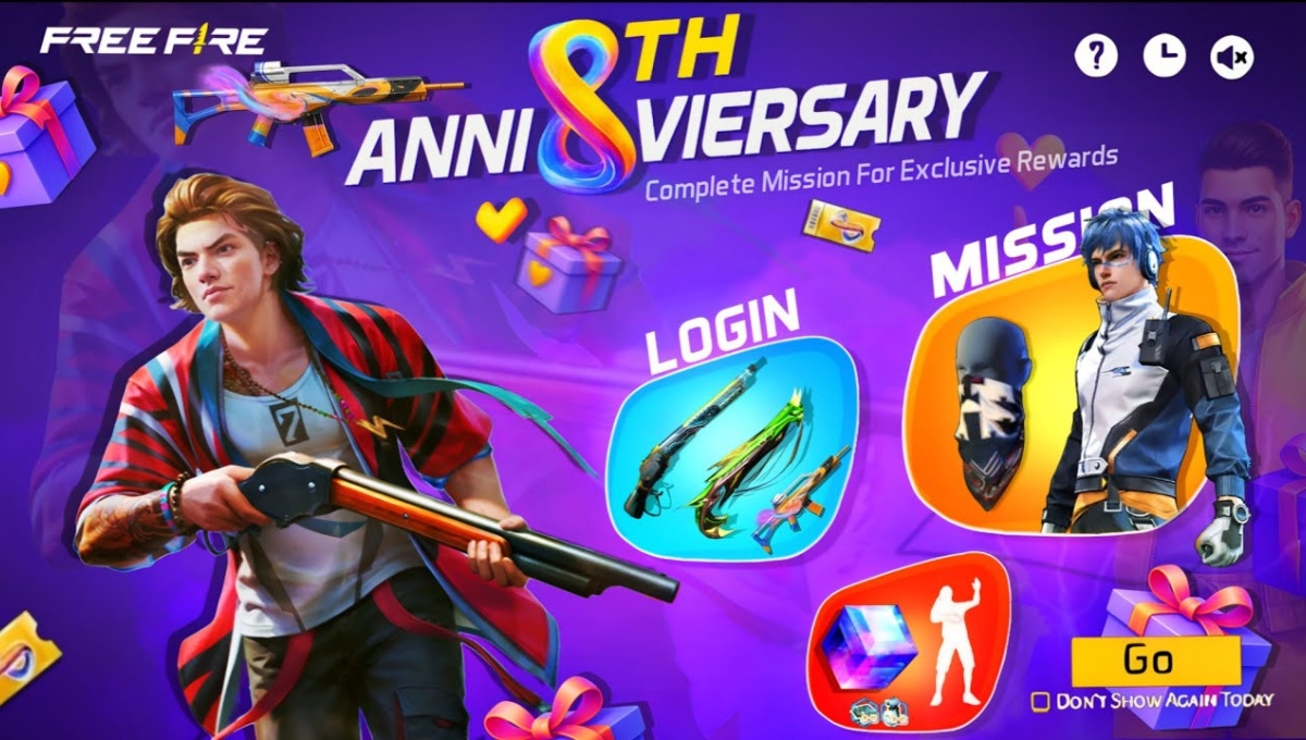 Free Fire की 8वीं सालगिरह पर बंपर तोहफा: लॉगिन करो और पाओ Magic Cube के शानदार रिवॉर्ड्स