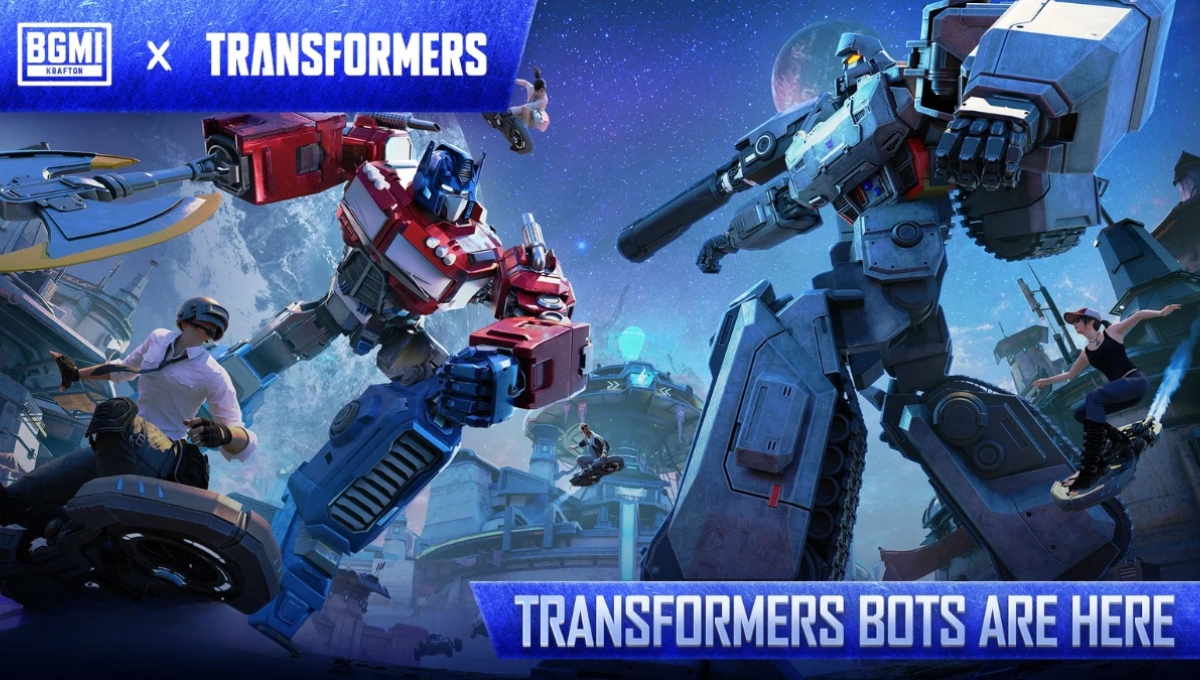 BGMI 3.9 अपडेट में आए Optimus Prime बनकर खेलने का मौका गेमिंग का रोमांच अब ट्रांसफॉर्मर स्टाइल में