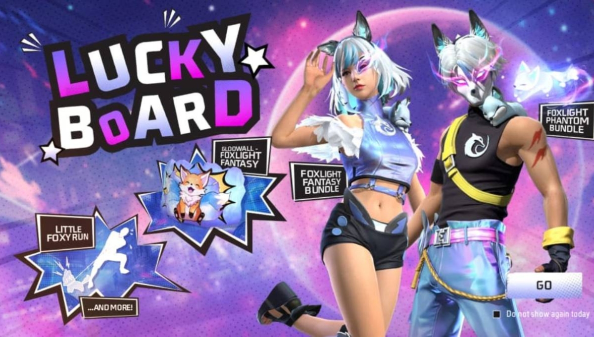 Free Fire Lucky Board 2025 कम Diamonds में पाओ Rare Bundles, Outfits और Free Rewards